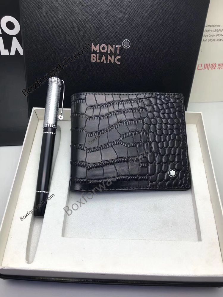 Montblanc Wallet Set - Purses and Fineliner Pen